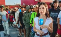 reporterka TVE w Ceucie