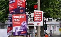 plakaty Die Linke w Berlinie