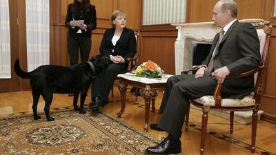 Angela Merkel oraz Władimir Putin