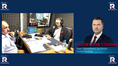 Przemysław Czarnek w radiu