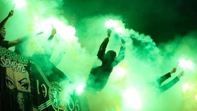 kibice Sportingu Lizbona
