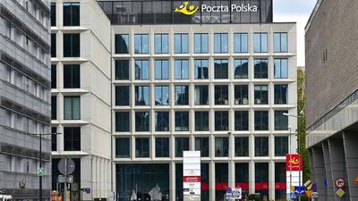 Siedziba spółki Poczta Polska przy ul. Rodziny Hiszpańskich 8 w Warszawie