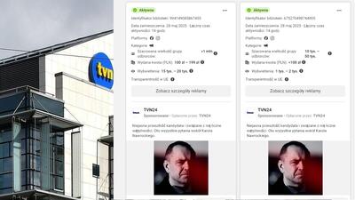 Reklamy TVN 24 Nawrocki