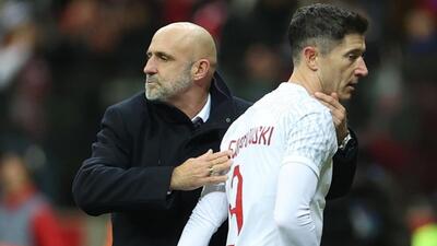michał probierz i robert lewandowski