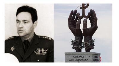 W lipcu 1945 por. Maksymilian Schnepf dowodził pododdziałem w sile ok. 110-160 żołnierzy, wspierającym Armię Czerwoną i NKWD w wymierzonej w polskie podziemie niepodległościowe operacji określonej później mianem „obława augustowska”. Ofiary obławy doczekały się po latach pomnika