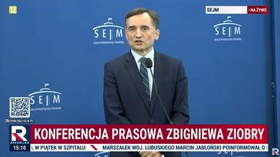 Ziobro nie stawi się na "komisji" Sroki