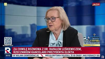 Małgorzata Manowska w studiu Republiki Małgorzata Manowska była gościem programu "Dzisiaj"