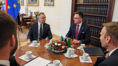 Duda Hołownia w Sejmie Duda Hołownia w Sejmie
