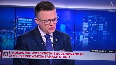 Szymon Hołownia Polsat News