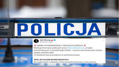 W czwartek siłowe wejście do KRS?