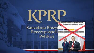 Kancelaria Prezydenta dementuje tekst Onetu
