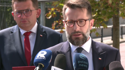 Fogiel, Kmita - Konferencja PiS