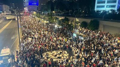 protest w Tel Awiwie