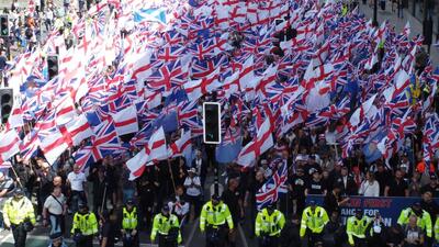 protesty w UK