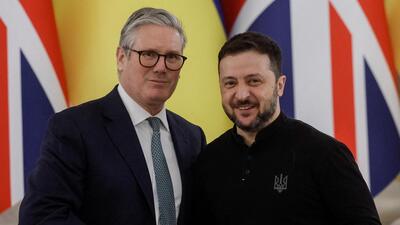 Keir Starmer Wołodymyr Zełenski Keir Starmer Wołodymyr Zełenski