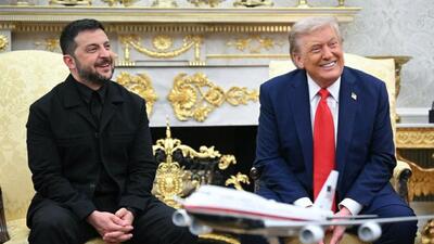 Donald Trump i Wołodymyr Zełenski