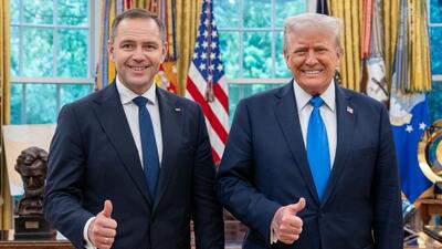Karol Nawrocki i Donald Trump