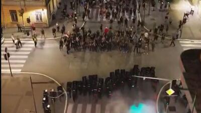 protesty w Belgradzie
