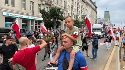 81. Rocznica Wybuchu Powstania Warszawskiego Marsz w rocznicę wybuchu Powstania Warszawskiego