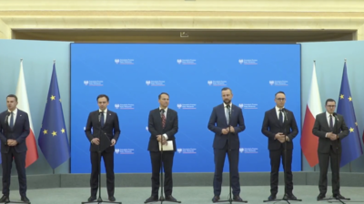 Konferencja ministrów Tuska