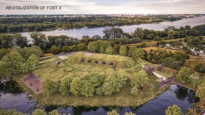 Fort X - wizualizacja