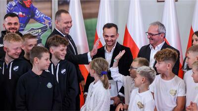Bartosz Zmarzlik i Karol Nawrocki