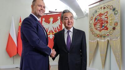 Prezydent Nawrocki z szefem chińskiego MSZ Wangiem Yi