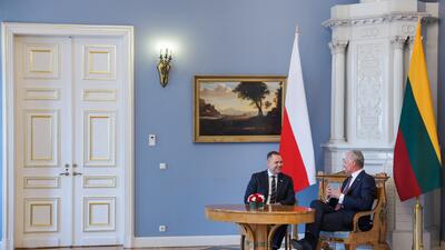 Rozmowy prezydentów Polski i Litwy Rozmowy prezydentów Polski i Litwy
