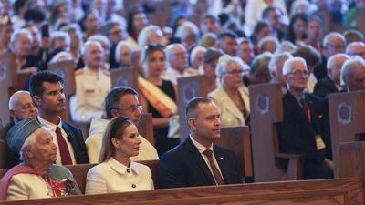 Karol Nawrocki z Martą Nawrocką w USA