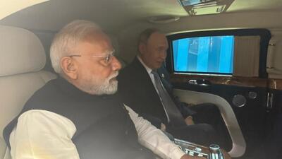Modi w limuzynie u Putina