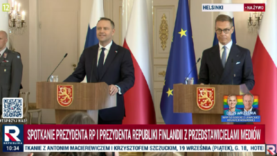Karol Nawrocki w Finlandii