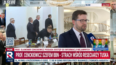 Poseł PiS Andrzej Śliwka w rozmowie z Republiką