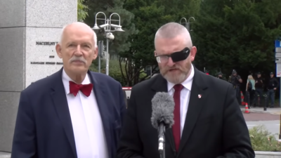 Janusz Korwin-Mikke oraz Grzegorz Braun