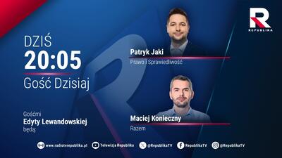 Patryk Jaki i Maciej Konieczny w Republice