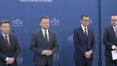 Konferencja polityków PiS Konferencja polityków PiS