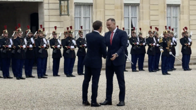 Nawrocki i Macron Nawrocki i Macron