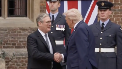 Spotkanie Trumpa ze Starmerem rozpoczęte