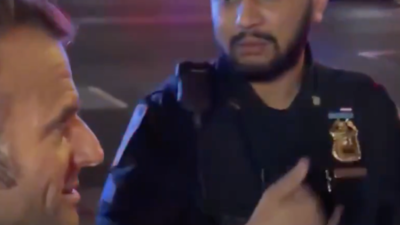 Macron zatrzymany przez policję w Nowym Jorku