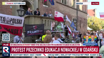 Protest przeciw edukacji zdrowotnej - Gdańsk