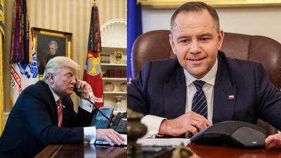 Donald Trump i Karol Nawrocki