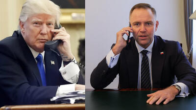 Zakończyła się telefoniczna rozmowa między Donaldem Trumpem i Karolem Nawrockim
