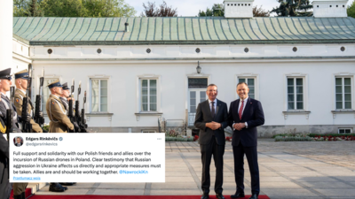 Prezydent Łotwy solidarny z Polską