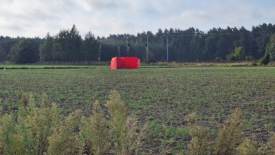 Dron spadł w Miniszkowie Dron spadł w Miniszkowie