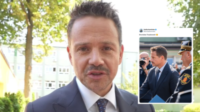 Trzaskowski i wąsy hitem sieci