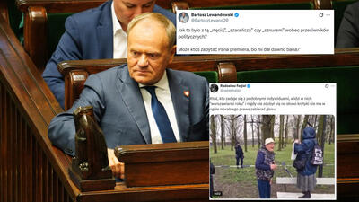 Donald Tusk łączy atak na siedzibę PO z Kaczyńskim