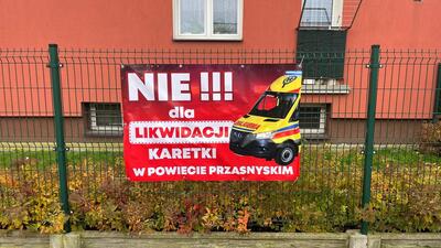 Alarm w Przasnyszu. Mieszkańcy boją się ograniczenia pracy karetek Alarm w Przasnyszu. Mieszkańcy boją się ograniczenia pracy karetek