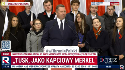 Czarnek Przemysław Warszawa protest