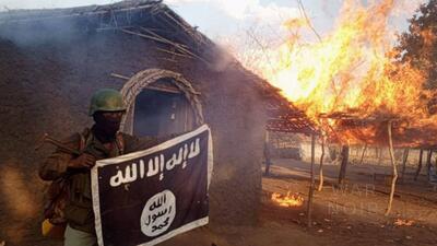 dżihadyści islamscy palą chrześcijańskie wioski