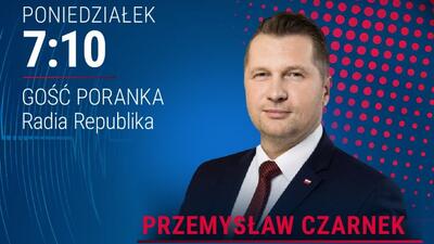 Przemysław Czarnek był gościem Radia Republika