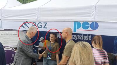 Tomasz Siemoniak podczas wizytacji